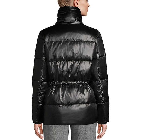 Lands' End Women's Black Quilted Down Puffer Jacket Size XS - Picture 2 of 13